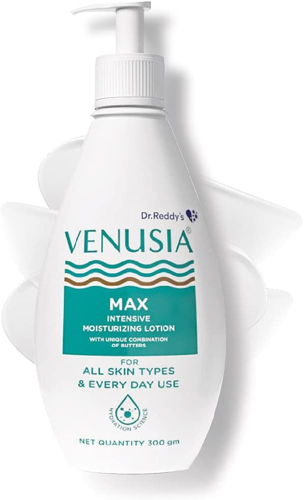 Venusia Max Intensive Moisturizing Lotion | For All Skin Types & Everyday Use | For Soft & Smooth Skin